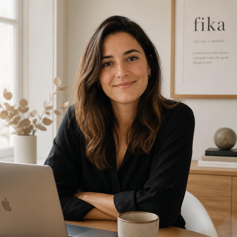 Portrait of Mara Ellison, founder of Fieldnote Studio